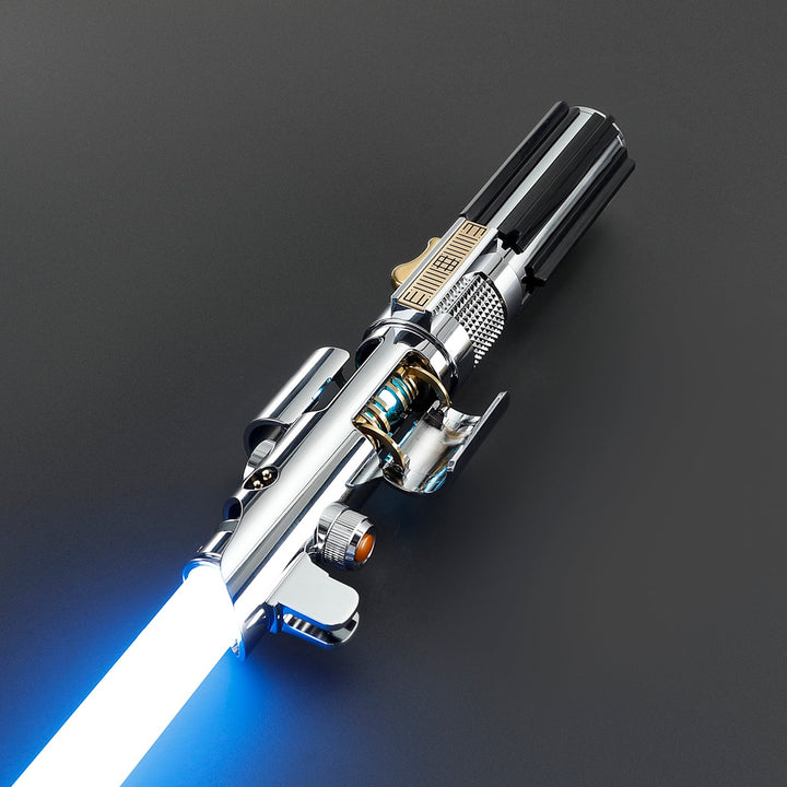 Rapierificsaber Lightsaber Ani Skywalker ASW Lightsaber EP3 Blue Xenopixel V3 Pogo Core Bluetooth Hilt 28.3CM