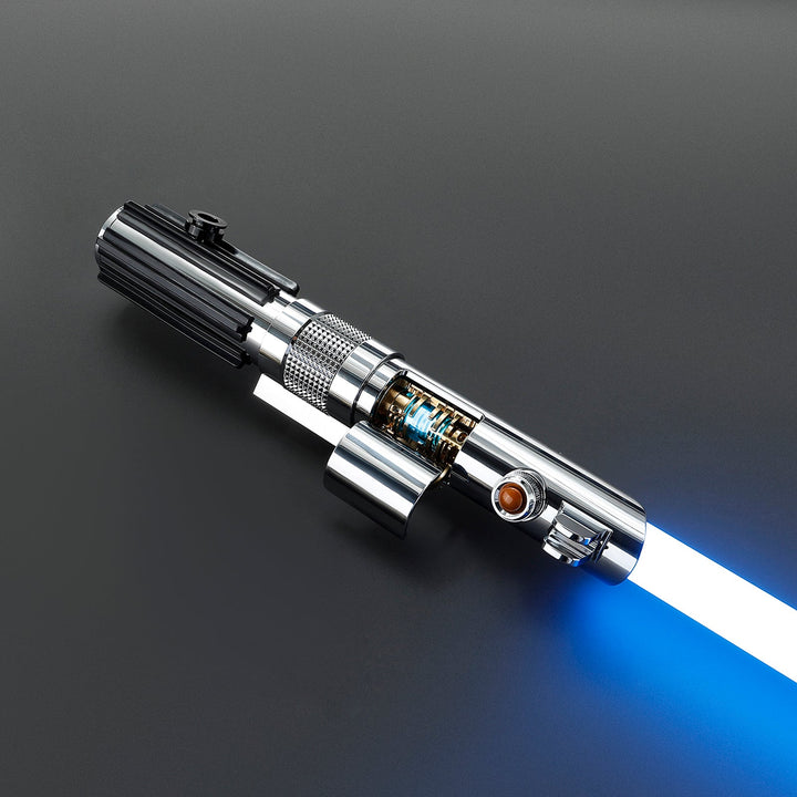 Rapierificsaber Lightsaber Ani Skywalker ASW Lightsaber EP3 Blue Xenopixel V3 Pogo Core Bluetooth Hilt 28.3CM