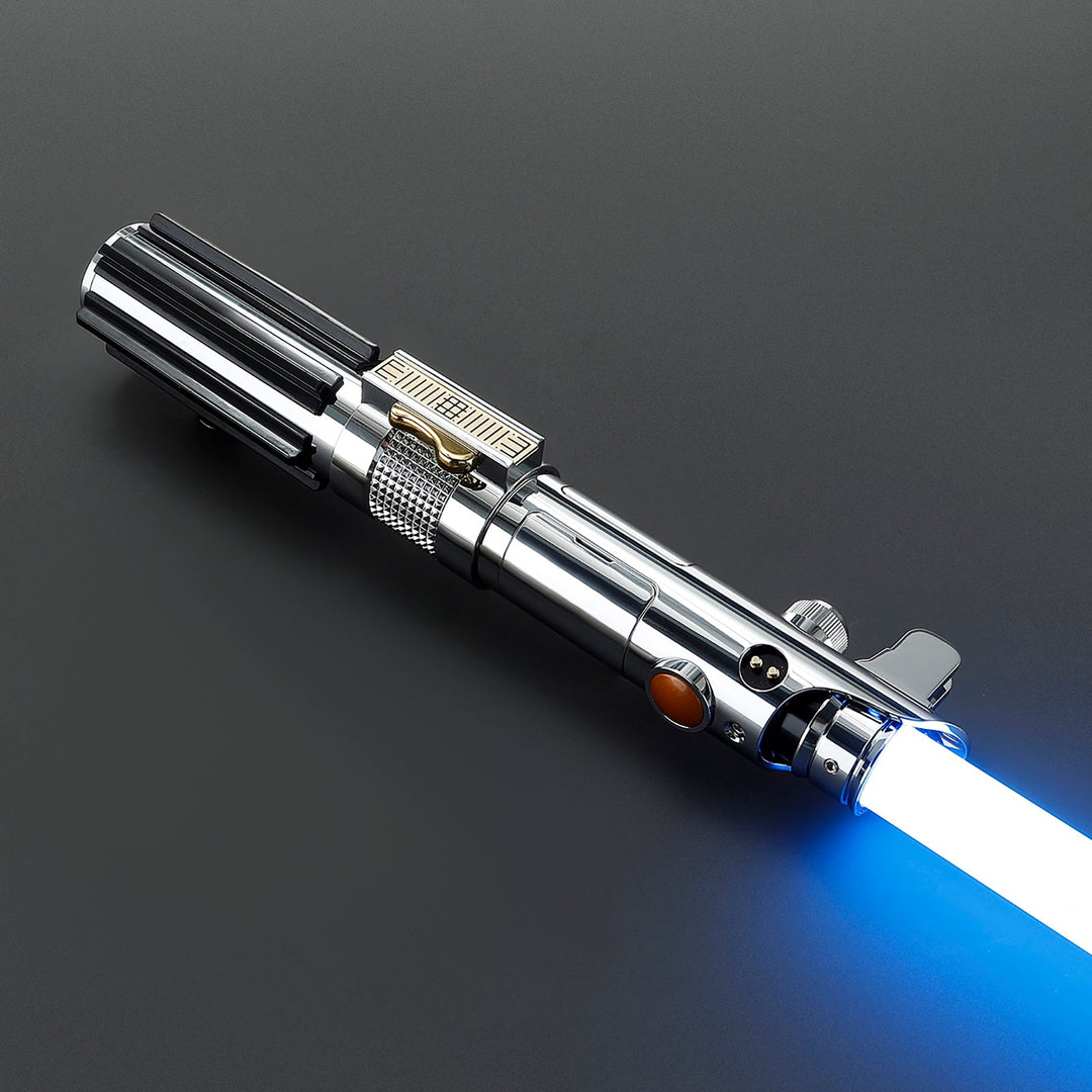 Rapierificsaber Lightsaber Ani Skywalker ASW Lightsaber EP3 Blue Xenopixel V3 Pogo Core Bluetooth Hilt 28.3CM