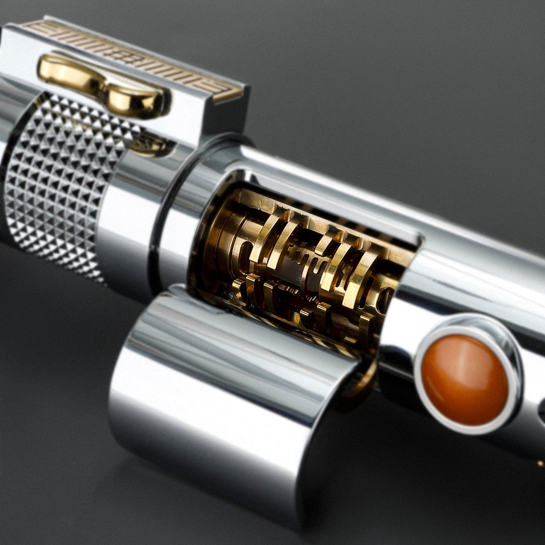 Rapierificsaber Lightsaber Ani Skywalker ASW Lightsaber EP3 Blue Xenopixel V3 Pogo Core Bluetooth Hilt 28.3CM