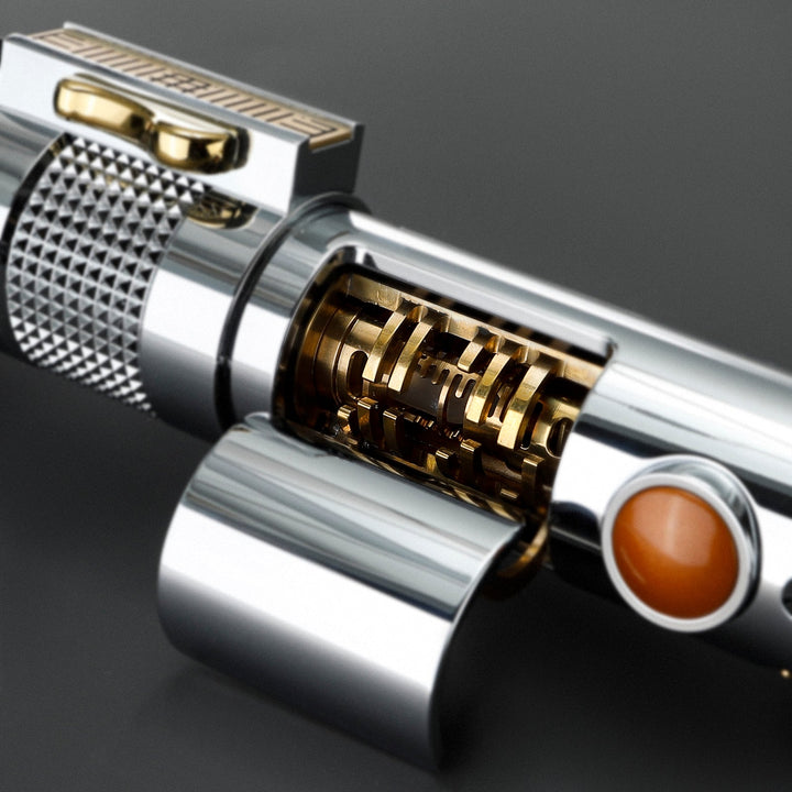 Rapierificsaber Lightsaber Ani Skywalker ASW Lightsaber EP3 Blue Xenopixel V3 Pogo Core Bluetooth Hilt 28.3CM
