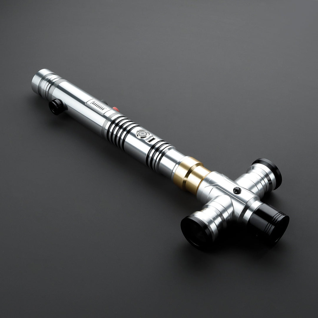 Rapierificsaber Lightsaber Crossguard Three Blades Light Saber Xenopixel V3 Main Hilt 36.5CM