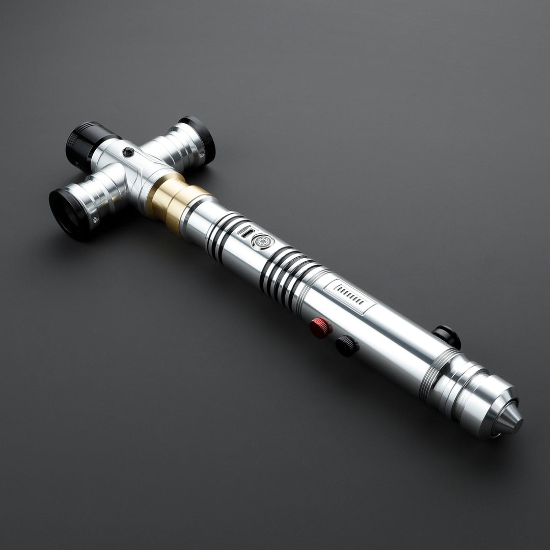Rapierificsaber Lightsaber Crossguard Three Blades Light Saber Xenopixel V3 Main Hilt 36.5CM