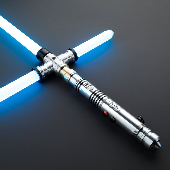 Rapierificsaber Lightsaber Crossguard Three Blades Light Saber Xenopixel V3 Main Hilt 36.5CM