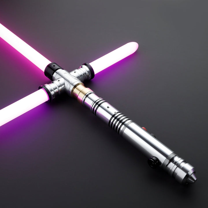 Rapierificsaber Lightsaber Crossguard Three Blades Light Saber Xenopixel V3 Main Hilt 36.5CM