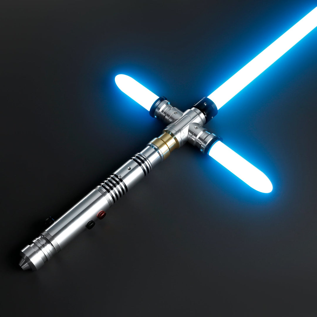 Rapierificsaber Lightsaber Crossguard Three Blades Light Saber Xenopixel V3 Main Hilt 36.5CM