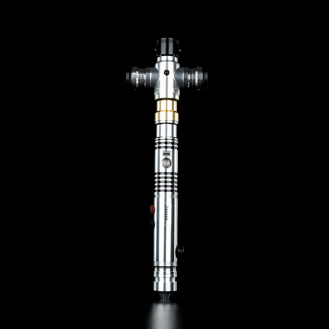 Rapierificsaber Lightsaber Crossguard Three Blades Light Saber Xenopixel V3 Main Hilt 36.5CM
