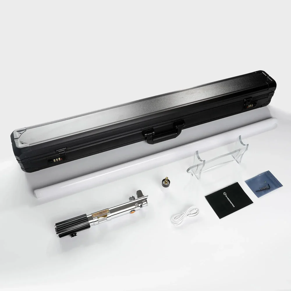 Rapierificsaber Lightsaber Ani Skywalker ASW Lightsaber EP3 Blue Xenopixel V3 Pogo Core Bluetooth Hilt 28.3CM