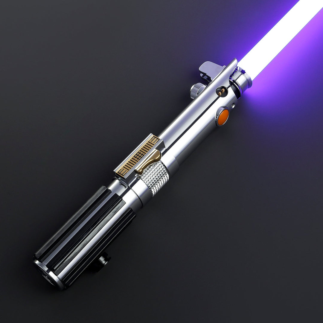 Rapierificsaber Lightsaber Ani Skywalker ASW Lightsaber EP3 Blue Xenopixel V3 Pogo Core Bluetooth Hilt 28.3CM