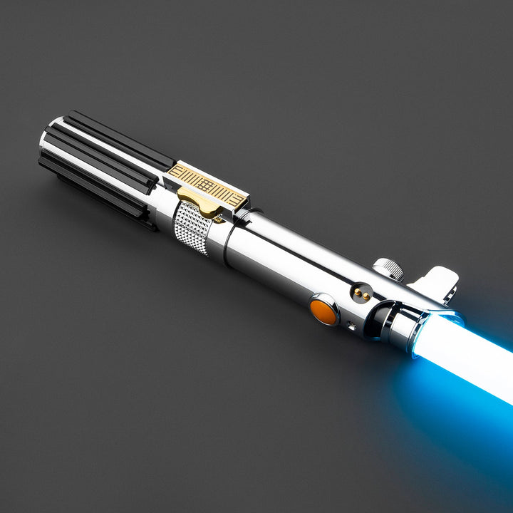 Rapierificsaber Lightsaber Ani Skywalker ASW Lightsaber EP3 Blue Xenopixel V3 Pogo Core Bluetooth Hilt 28.3CM